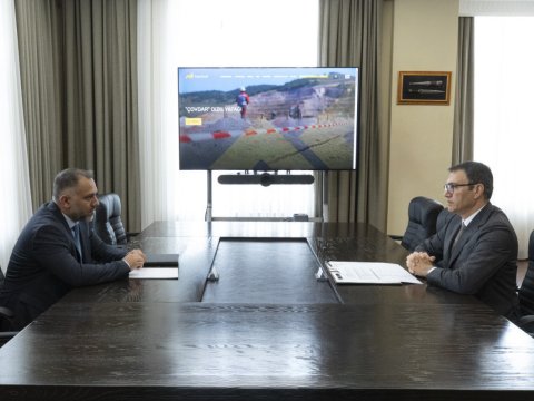 Zakir İbrahimov &ldquo;Yüksəliş&rdquo;in&nbsp;qalibləri ilə görüşüb