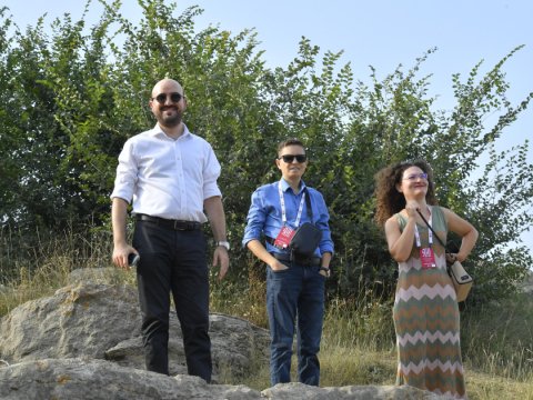 Qlobal Media Forumunun iştirakçıları Şuşada