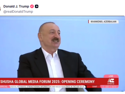 Əliyev danışdı, Tramp paylaşdı - Xankəndidən Vaşinqtona gedən səs