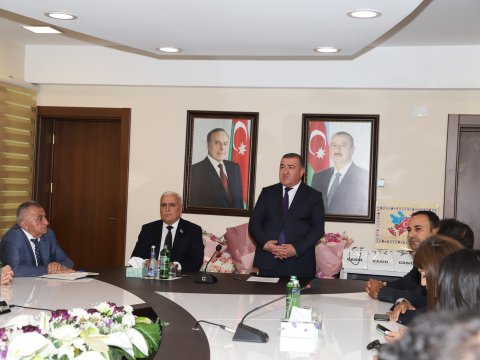 Xətai rayon İcra Hakimiyyətində jurnalistlərlə görüş keçirildi - FOTO