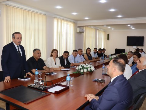 Samuxda mətbuat nümayəndələri ilə görüş - FOTO