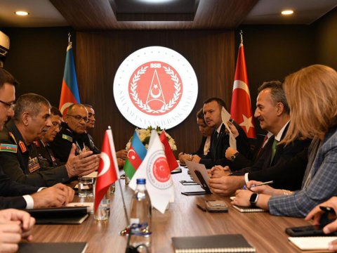 Zakir Həsənov Türkiyədə Haluk Görgünlə görüşdü - Görüntü