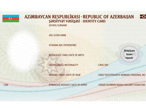 Yeni şəxsiyyət vəsiqələrimiz belə görünəcək - FOTO