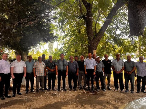 Mahir Süleymanlı Şabranda sakinlərlə növbəti görüş keçirib - FOTO