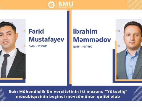 BMU-nun iki məzunu &ldquo;Yüksəliş&rdquo;in qalibi oldu