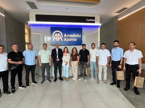 Azərbaycanlı qazi jurnalistlər AA, CNN TÜRK, Azərbaycan evində - FOTO