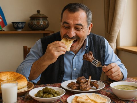 İldə 45 kilo ət, 116 kilo çörək YEYİRİK