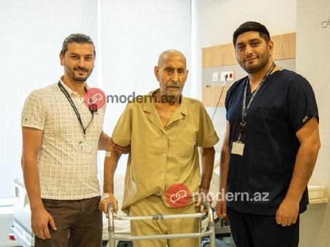 Azərbaycanda möcüzə: 102 yaşlı şəhid atası uğurla əməliyyat olundu - FOTO+VİDEO