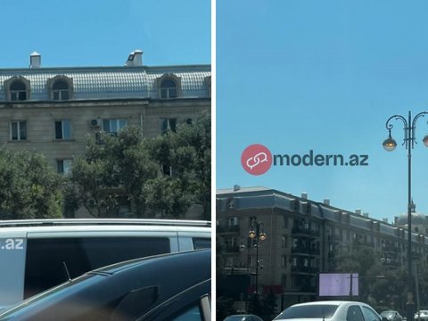 Bakıda gündüz vaxtı küçə işıqları niyə yanır? - RƏSMİ CAVAB + FOTO