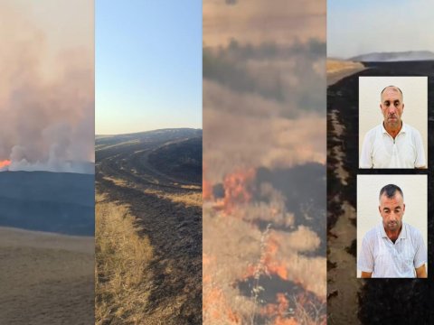 Qəsdən yanğın törədən şəxslər həbs olundular