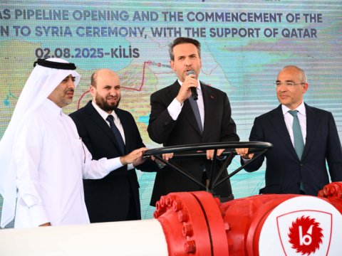 Azərbaycan qazının Türkiyə ərazisindən Suriyaya nəqlinə başlanıldı - GÖRÜNTÜLƏR