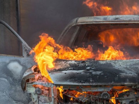 Naxçıvanda “Lifan” yandı