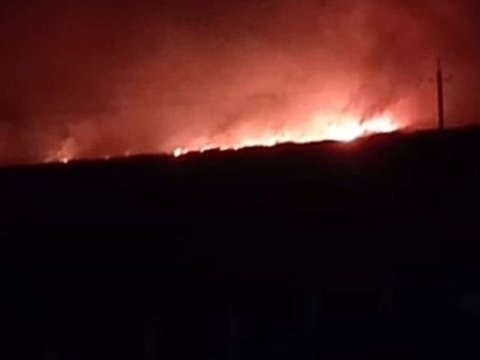 Şabranda güclü yanğın - Hadisə yerindən VİDEO