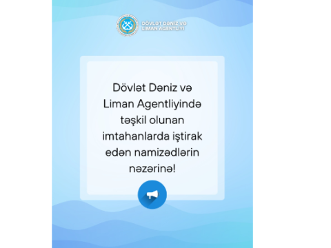 DDLA-da təşkil olunan imtahanlarda iştirak edən&nbsp;namizədlərin nəzərinə!