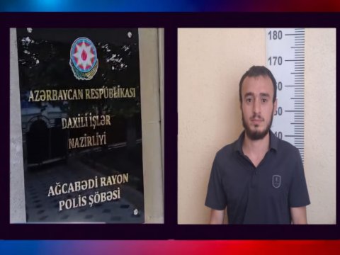 Silsilə oğurluq edən şəxs saxlanıldı