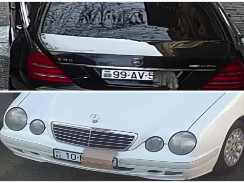 Avtomobilin nömrəsini gizlədənlərin&nbsp;NƏZƏRİNƏ!