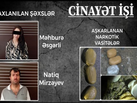 Yardımlıda narkokuryer şəbəkə ifşa edildi