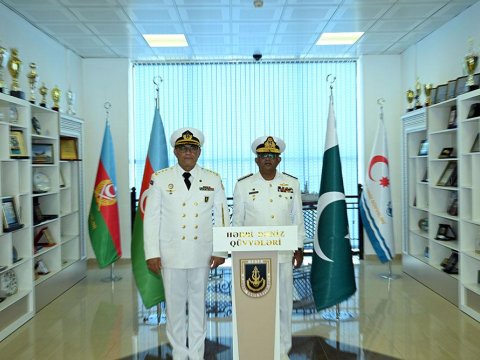 Azərbaycan və Pakistan HDQ komandanları görüşdü - GÖRÜNTÜ