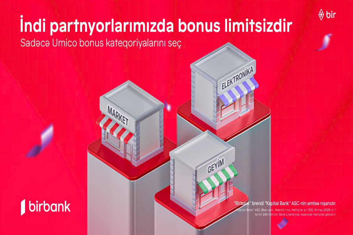 Birbank kartlarında yeni dövr: limitsiz bonuslar ilə daha çox qazanmaq imkanı