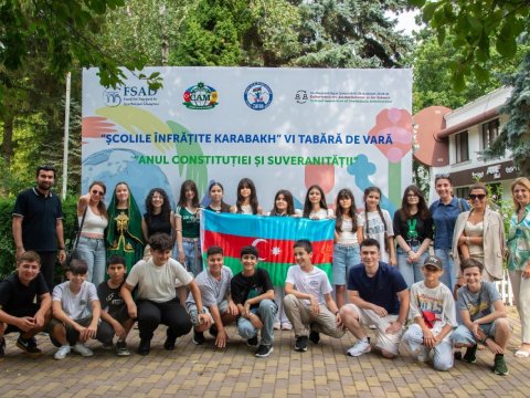 &ldquo;Qardaşlaşmış Qarabağ Məktəbləri&rdquo; Moldova yay düşərgəsində&nbsp;-&nbsp;FOTOLAR