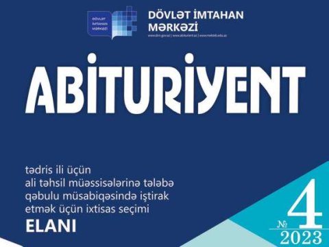 “Abituriyent” jurnalı bu tarixdə dərc olunacaq - RƏSMİ