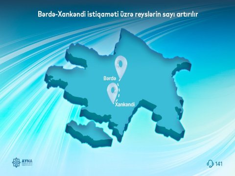 Xankəndiyə getmək istəyənlər üçün ŞAD XƏBƏR!