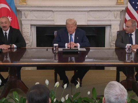 İlham Əliyev-Tramp-Paşinyan birgə bəyanatla çıxış edib