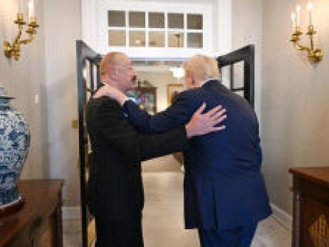 İkitərəfli görüşdən səmimi FOTOLAR