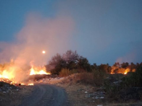 Qəbələdə yanğın törədən şəxs saxlanıldı