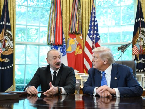 Sizin 9 nəvəniz var? - Trampla İlham Əliyev arasında maraqlı DİALOQ