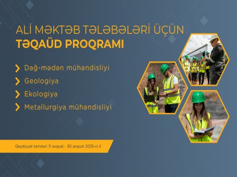 &ldquo;AzerGold&rdquo; növbəti Təqaüd proqramını elan edib