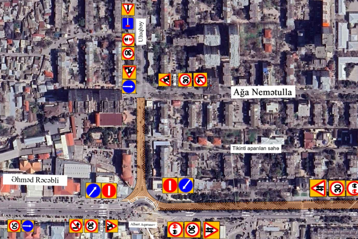 Bakının bu küçəsində hərəkət məhdudlaşdırılır