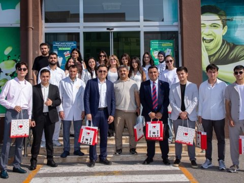 Özbəkistanlı&nbsp;tələbələr&nbsp;&ldquo;Ulduz&rdquo; Şokolad Fabrikində təcrübə keçdilər