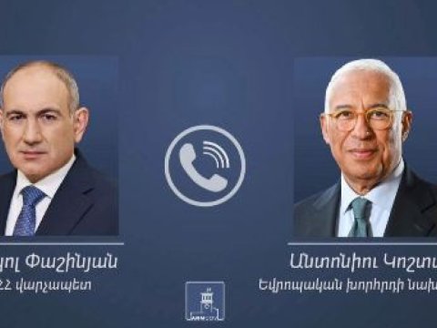 Paşinyanla Avropa Şurasının prezidenti ilə&nbsp;danışdı