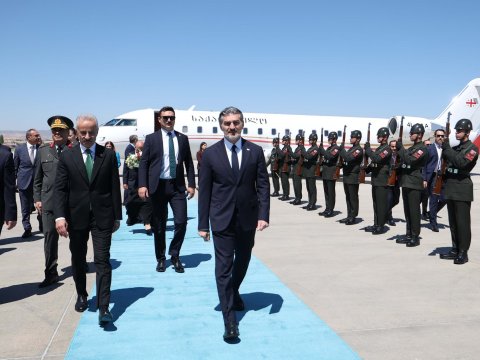 Gürcüstan Prezidenti Türkiyədə