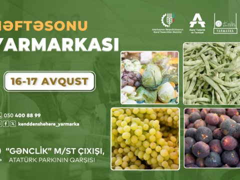 Bakıda “Kənddən Şəhərə” yarmarkası keçiriləcək