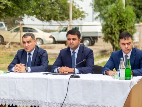 Neftçalanın icra başçısı səyyar görüş keçirdi - FOTO