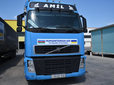 Azərbaycandan&nbsp;Ukraynaya humanitar yardım göndərildi