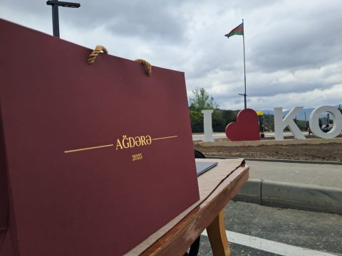 Ağdərə sakinləri öz doğma yurdlarında - FOTOLAR