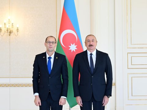 İsrailin yeni səfiri İlham Əliyevin QƏBULUNDA