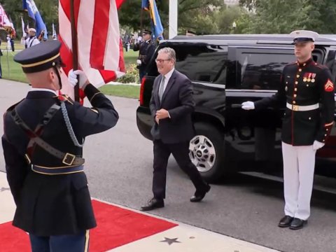 Avropa liderləri Ağ Evdə - FOTO