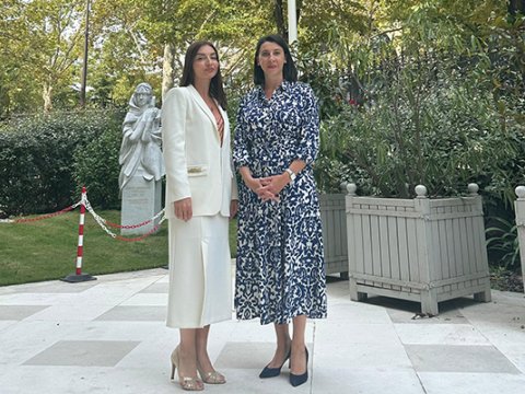 Fransanın yeni səfiri Leyla&nbsp;Abdullayeva ilə görüşdü