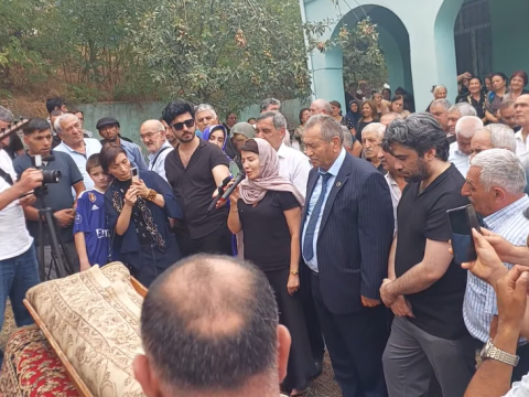 Məmməd İsmayılla&nbsp;vida mərasimində saz havaları&nbsp;- GÖRÜNTÜLƏR