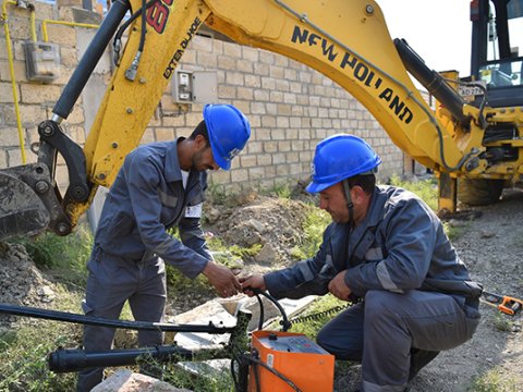 Mingəçevirdə su və kanalizasiya təchizatı yaxşılaşdırılır - VİDEO