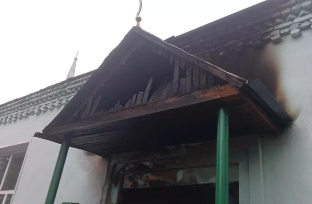 Rusiyada məscid yandırıldı