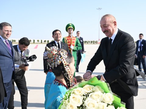 Prezidentin Türkmənistana səfərindən GÖRÜNTÜLƏR
