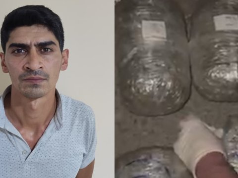 10 kiloqram narkotiklə tutuldu - VİDEO