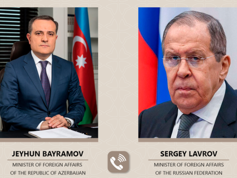 Lavrovla Ceyhun Bayramov danışıqlar APARDI