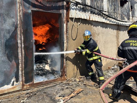 Yanğının baş verdiyi rayonun deputatı ÇAĞIRIŞ ETDİ