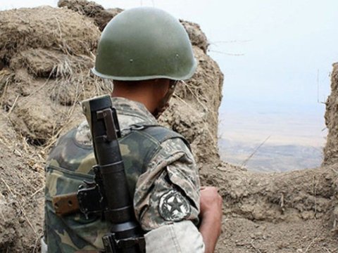 Erməni əsgər yaralanıb